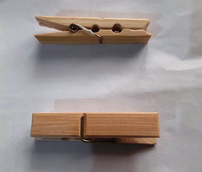 Wooden clip